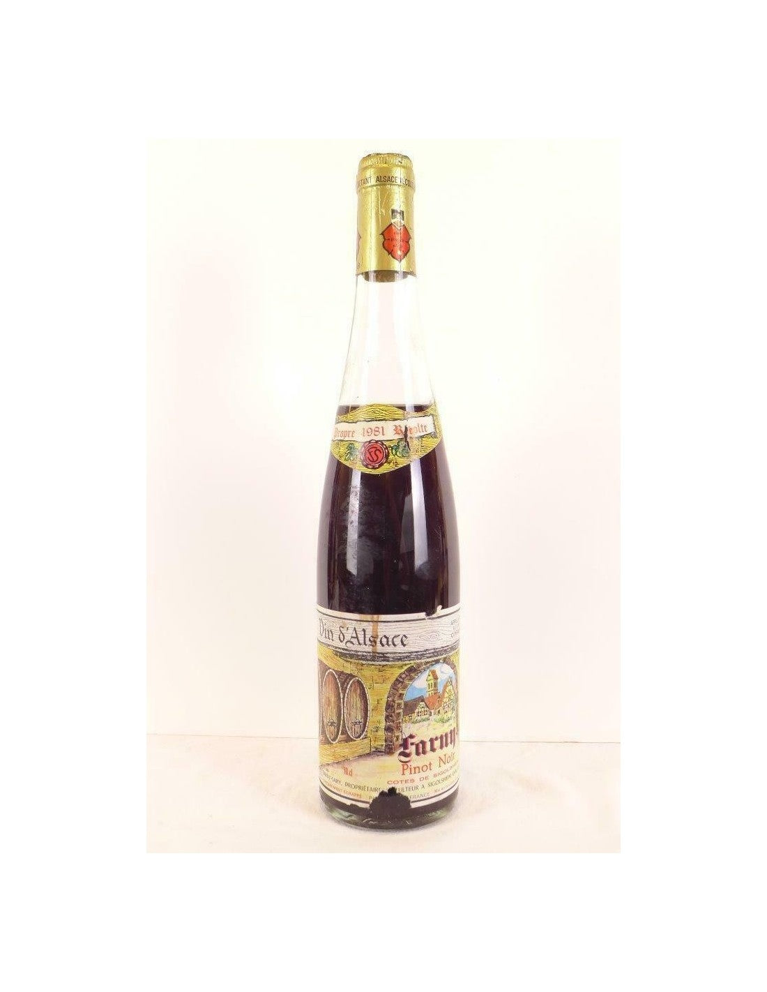 1981 - pinot noir - farny-sary côtes de sigolsheim - rouge - alsace - Just Wines 