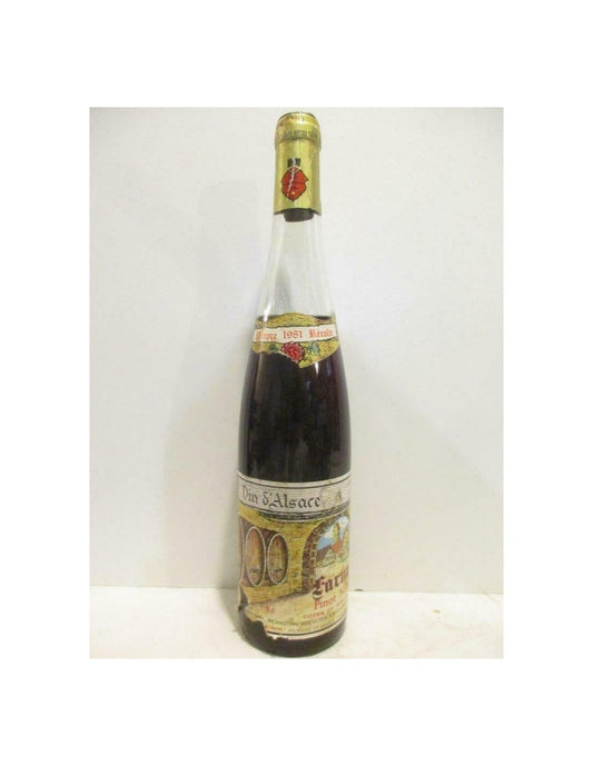 1981 - pinot noir - farny-sary - rouge - alsace - Just Wines 