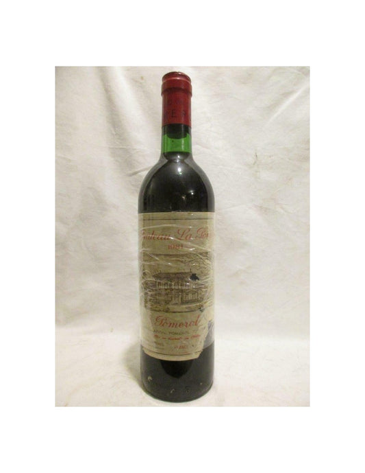 1981 - pomerol - château la pointe (étiquette abîmée) - rouge - bordeaux - Just Wines 