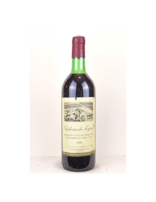 1981 - premières côtes de bordeaux - château du peyrat (b3) - rouge - bordeaux - Just Wines 