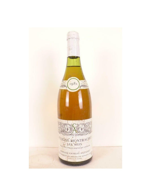 1981 - puligny-montrachet - charles allexant les meix - blanc - bourgogne - Just Wines 