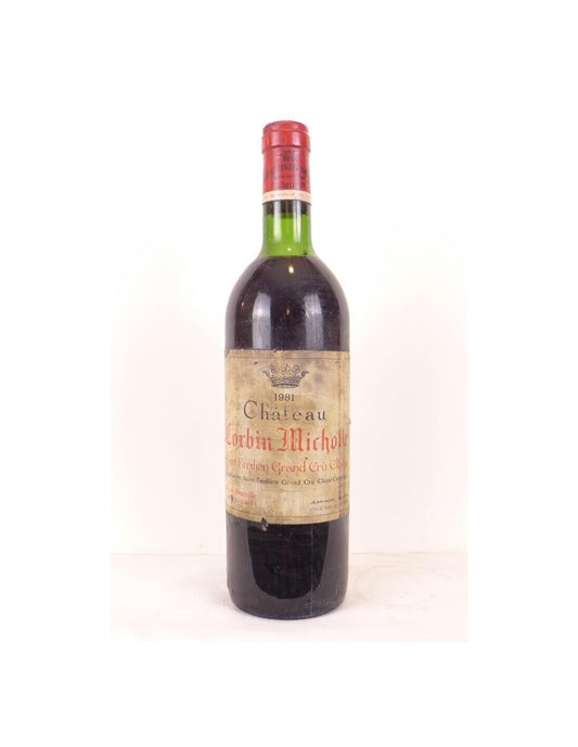 1981 - saint-émilion - château corbin michotte grand cru classé - rouge - bordeaux - Just Wines 