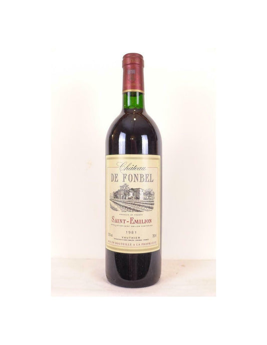 1981 - saint-émilion - château de fonbel grand cru - rouge - bordeaux - Just Wines 