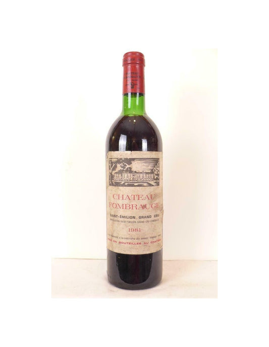 1981 - saint-émilion - château fombrauge grand cru - rouge - bordeaux - Just Wines 