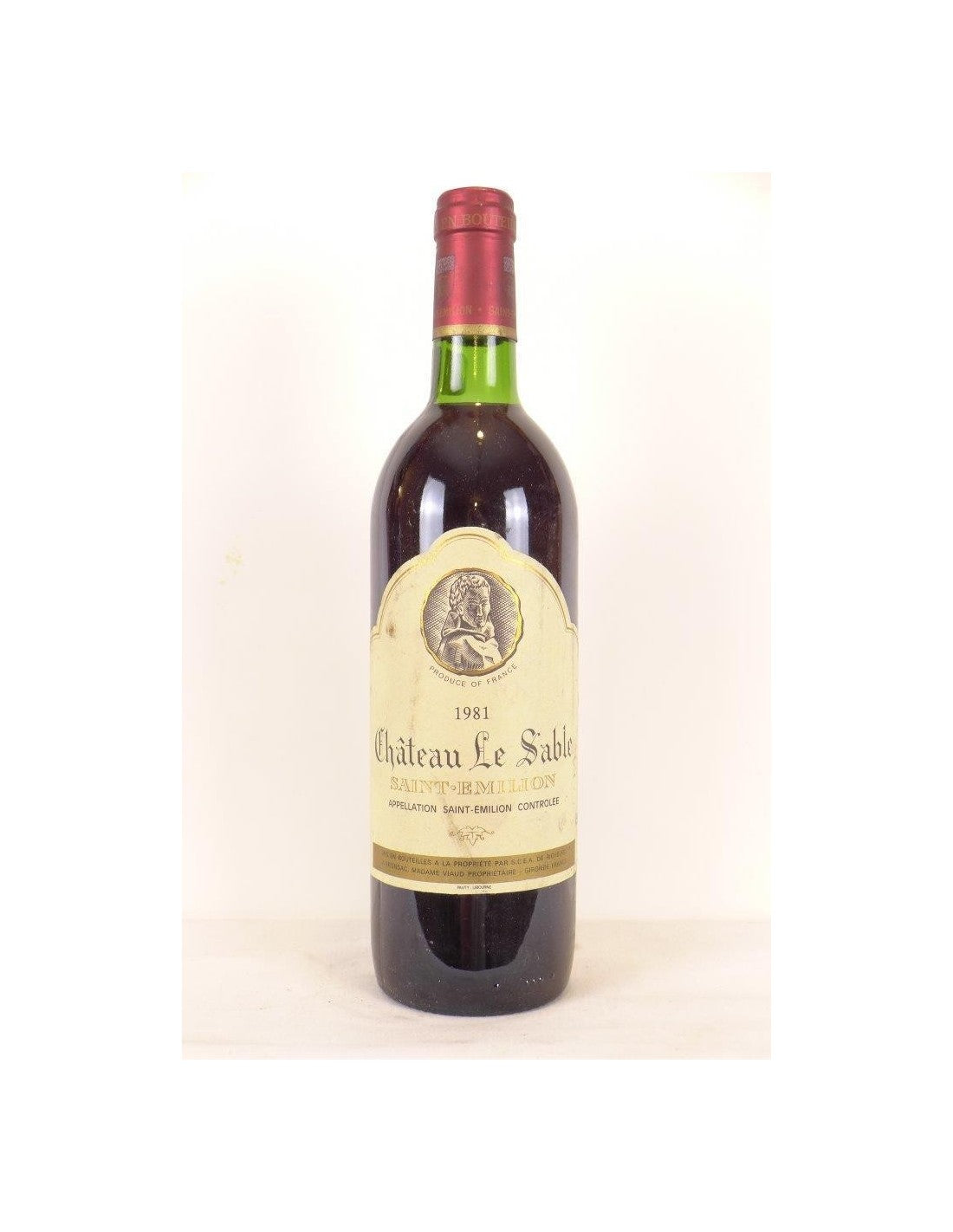 1981 - saint-émilion - château le sable - rouge - bordeaux - Just Wines 