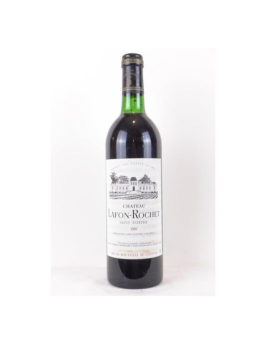 1981 - saint-estèphe - château lafon-rochet grand cru classé - rouge - bordeaux - Just Wines 