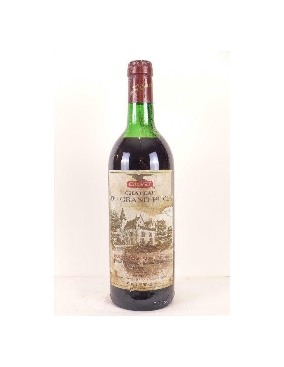 1982 - bordeaux - château du grand puch calvet - rouge - bordeaux - Just Wines 