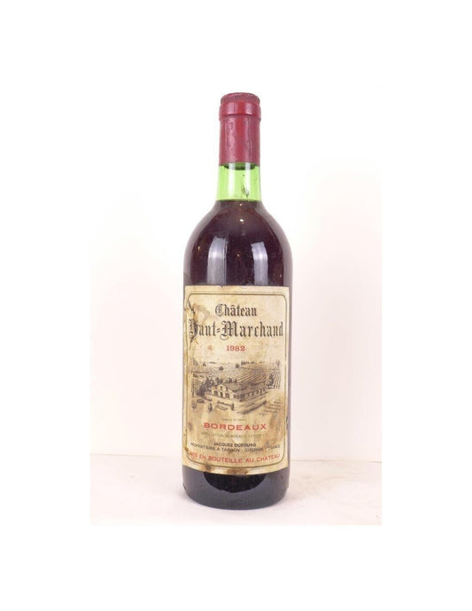 1982 - bordeaux - château haut-marchand (étiquette abîmée) - rouge - bordeaux - Just Wines 