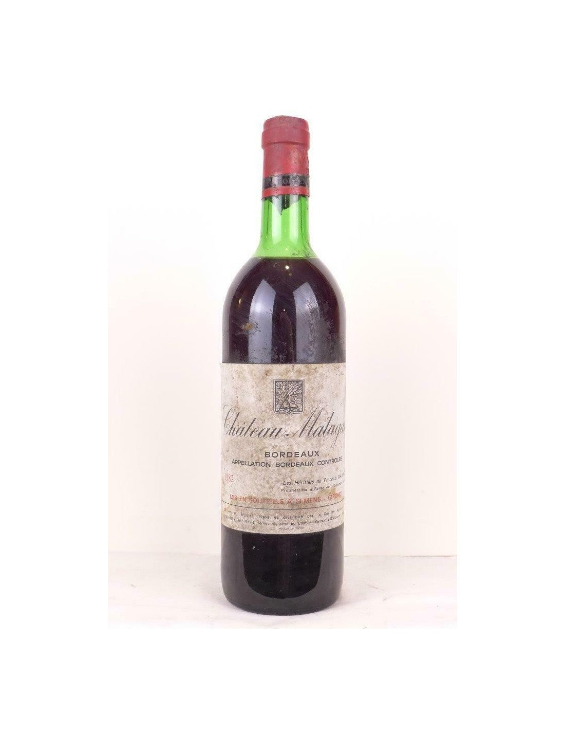 1982 - bordeaux - château malagar héritiers de françois mauriac - rouge - bordeaux - Just Wines 