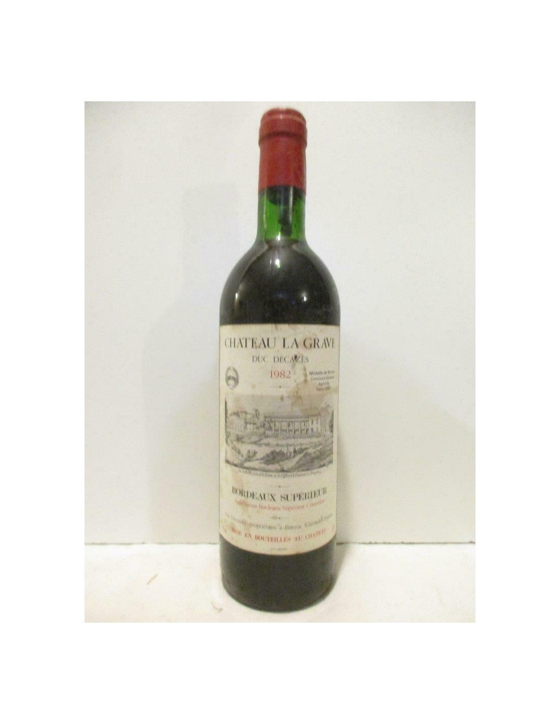 1982 - bordeaux supérieur - château la grave duc decazes - rouge - bordeaux - Just Wines 