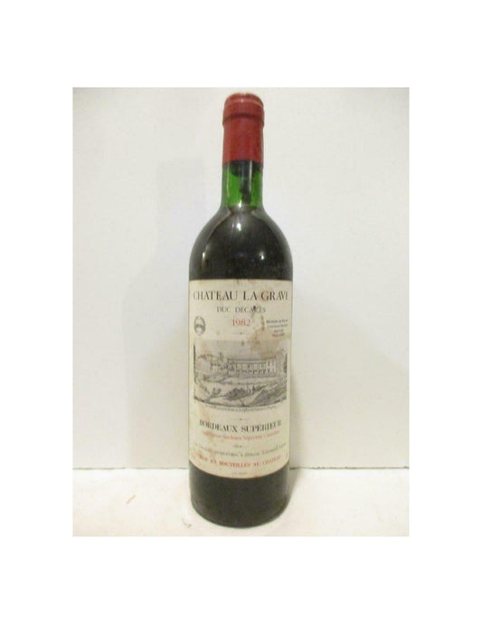 1982 - bordeaux supérieur - château la grave duc decazes - rouge - bordeaux - Just Wines 