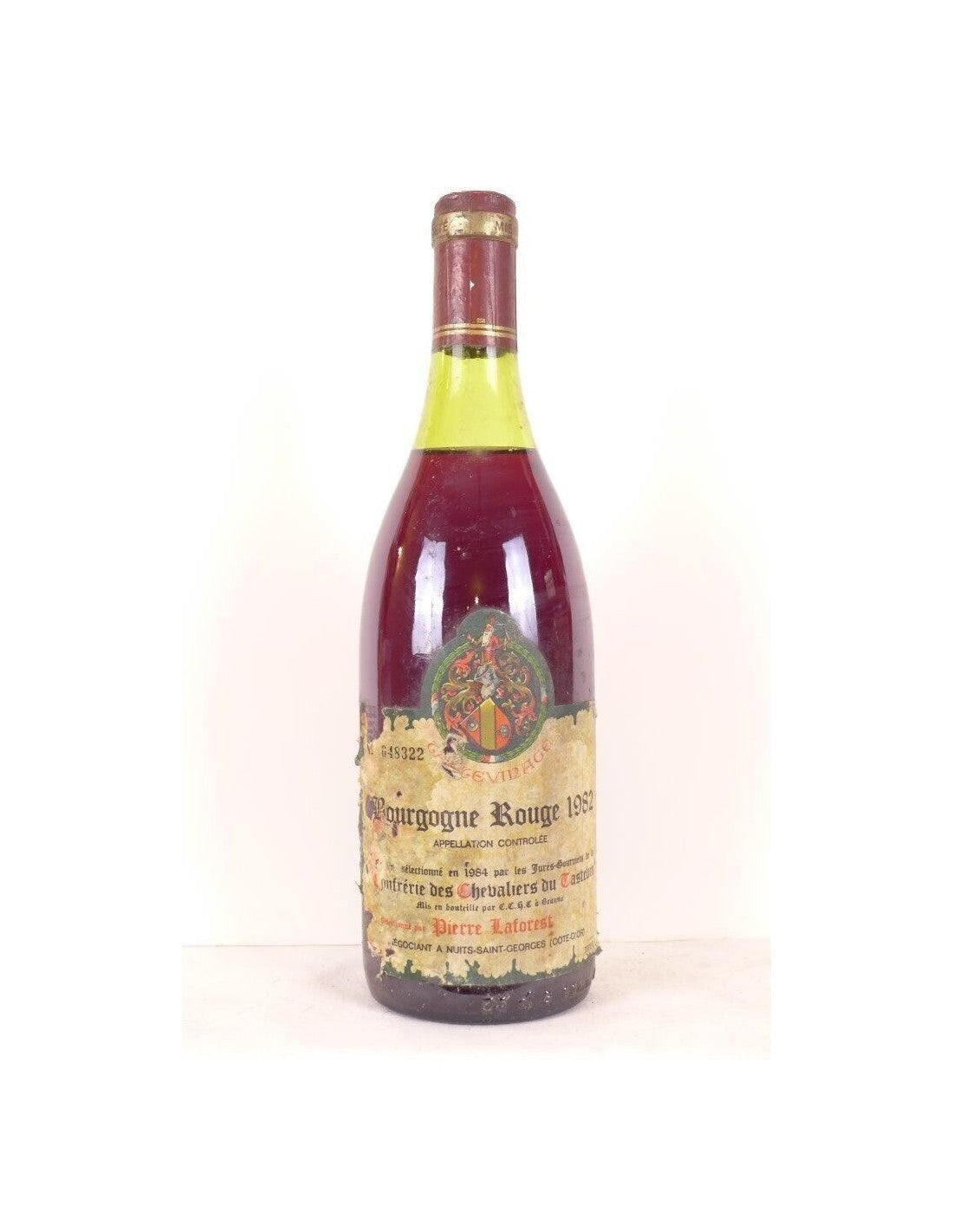 1982 - bourgogne - pierre laforest tastevinage - rouge - bourgogne - Just Wines 