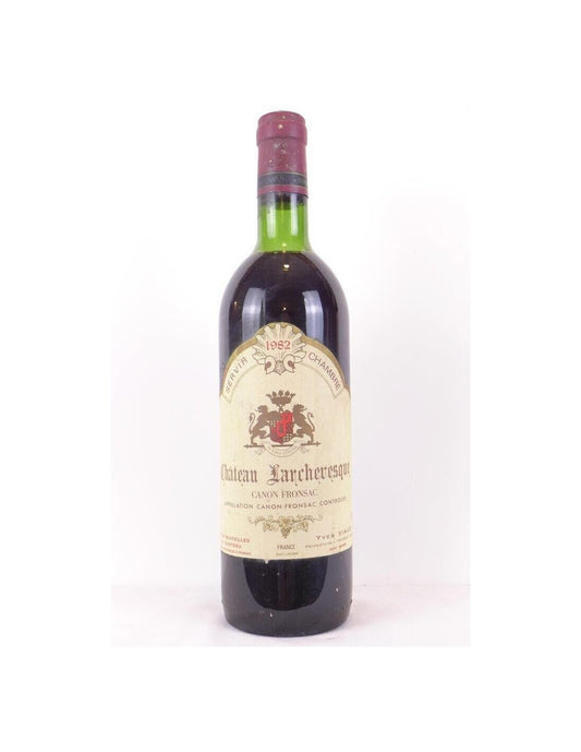 1982 - canon-fronsac - château larchevesque - rouge - bordeaux - Just Wines 