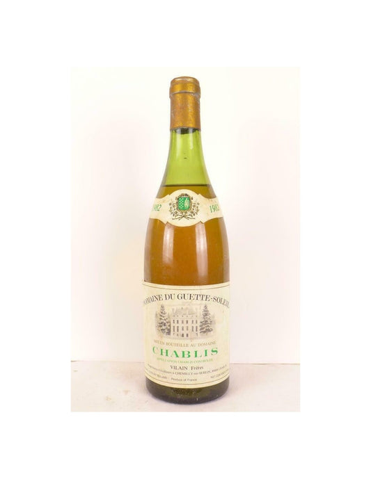 1982 - chablis - domaine du guette-soleil - blanc - bourgogne - Just Wines 