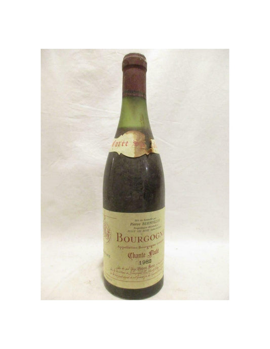 1982 - chante fluté - pierre bernollin - rouge - bourgogne - Just Wines 