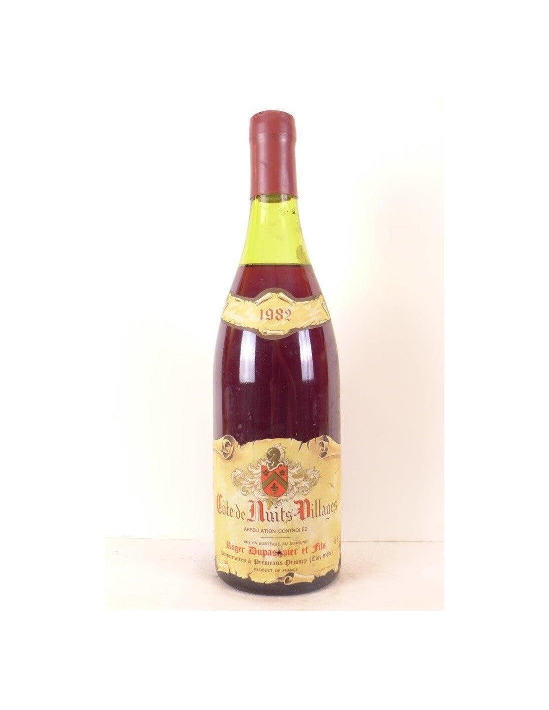 1982 - côte de nuits villages - roger dupasquier - rouge - bourgogne - Just Wines 