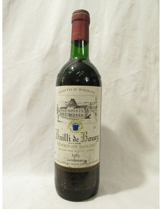 1982 - côtes de bourg - bailli de bourg la vinifera - rouge - bordeaux - Just Wines 