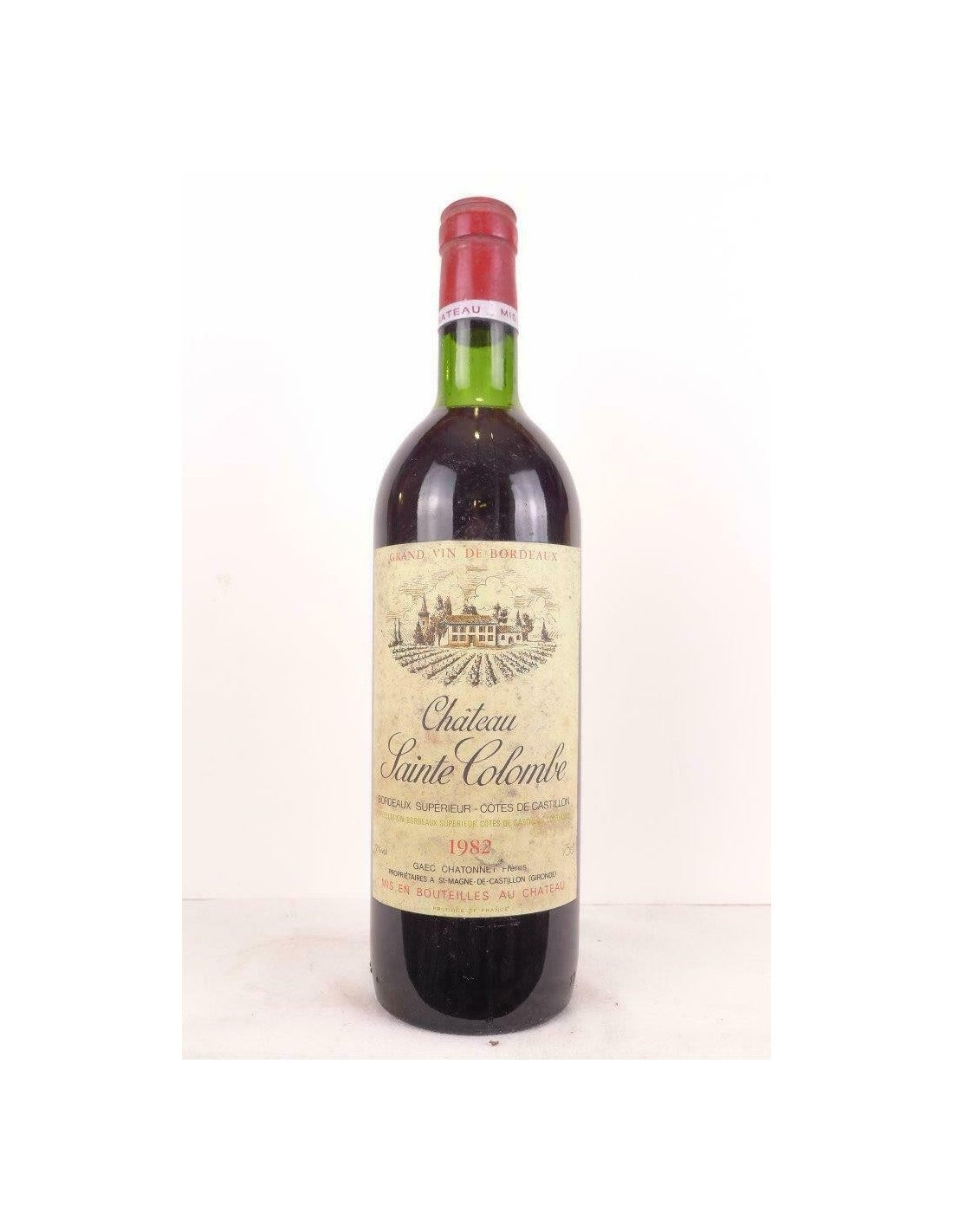 1982 - côtes de castillon - château sainte colombe (b1) - rouge - bordeaux - Just Wines 