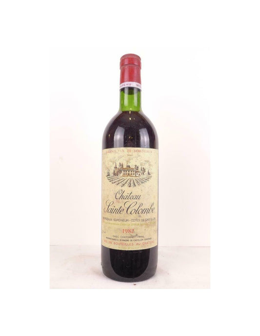 1982 - côtes de castillon - château sainte colombe (b1) - rouge - bordeaux - Just Wines 