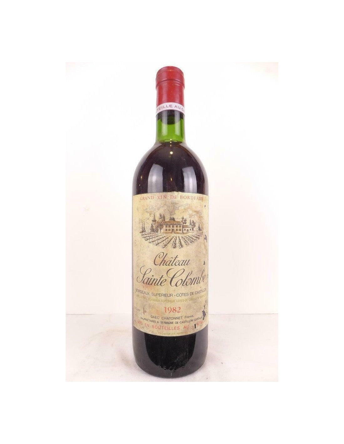 1982 - côtes de castillon - château sainte colombe - rouge - bordeaux - Just Wines 