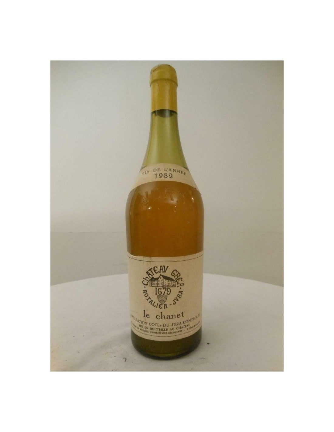 1982 - côtes du jura - château gréa le chanet - blanc - jura france - Just Wines 