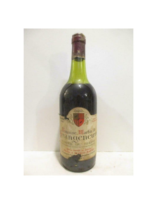 1982 - côtes du rhône - martin de grangeneuve (capsule abîmée) - rouge - rhône - Just Wines 