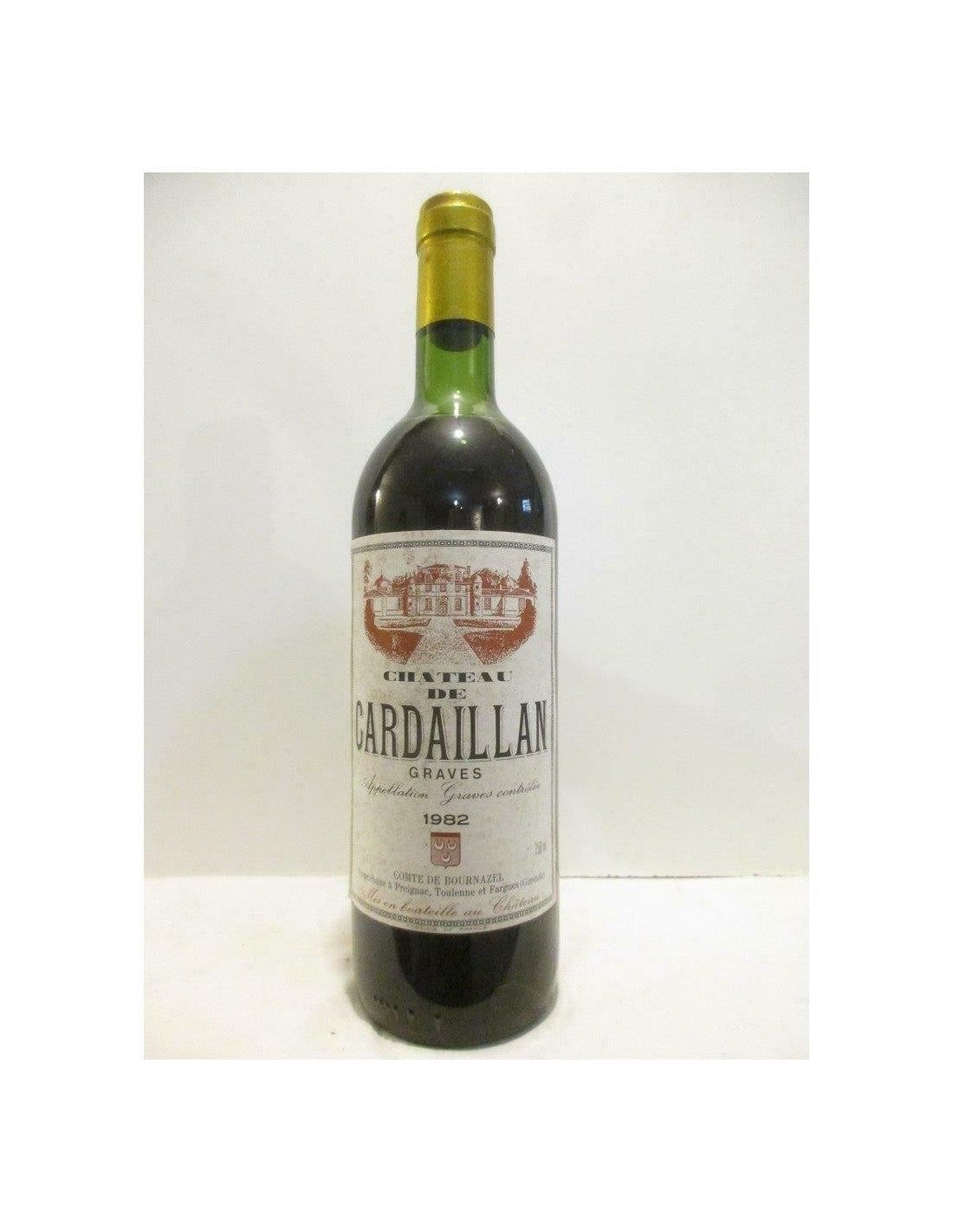 1982 - graves - château de cardaillan - rouge - bordeaux - Just Wines 