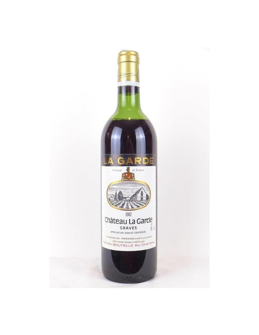 1982 - graves - château la garde - rouge - bordeaux - Just Wines 