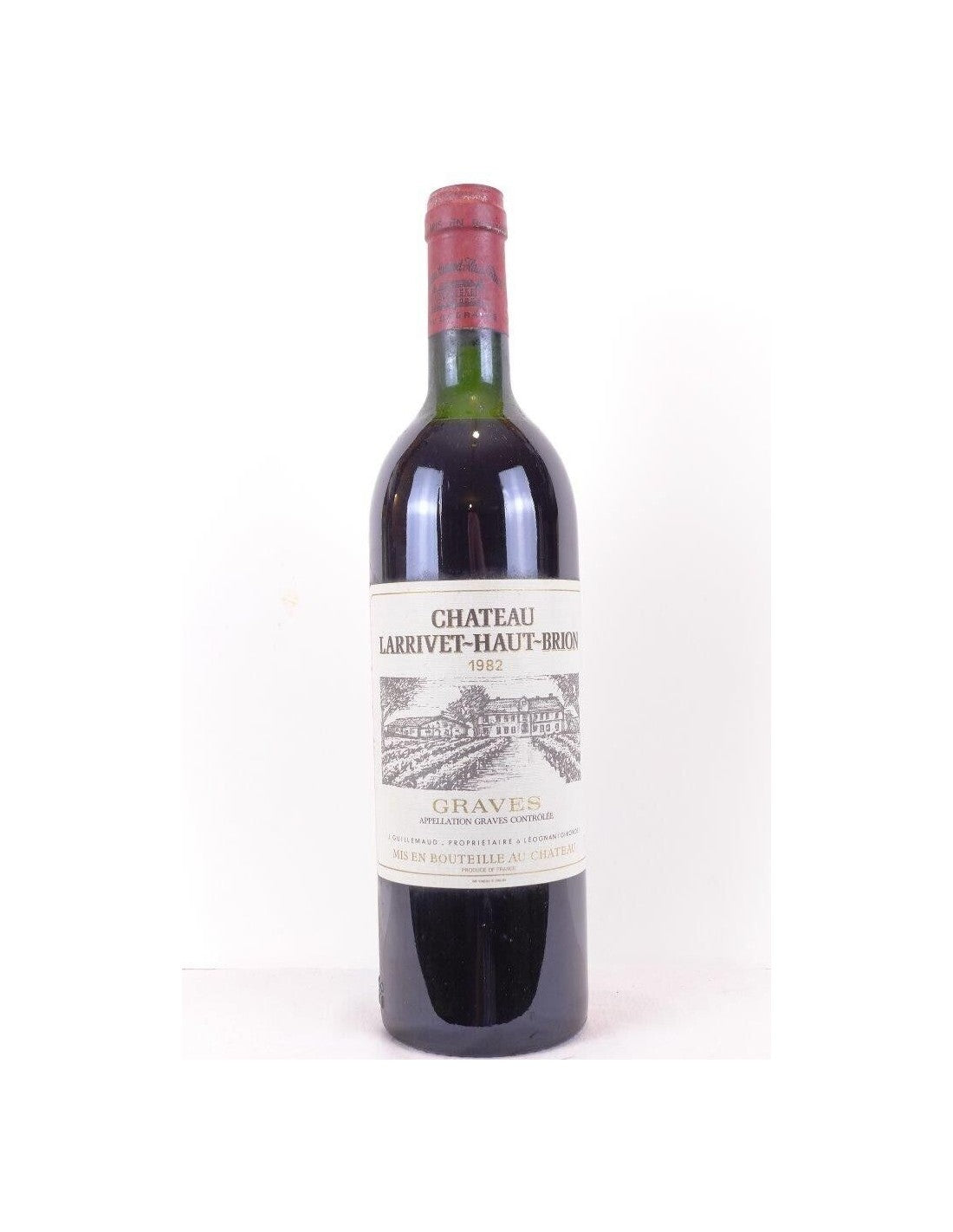 1982 - graves - château larrivet haut-brion - rouge - bordeaux - Just Wines 