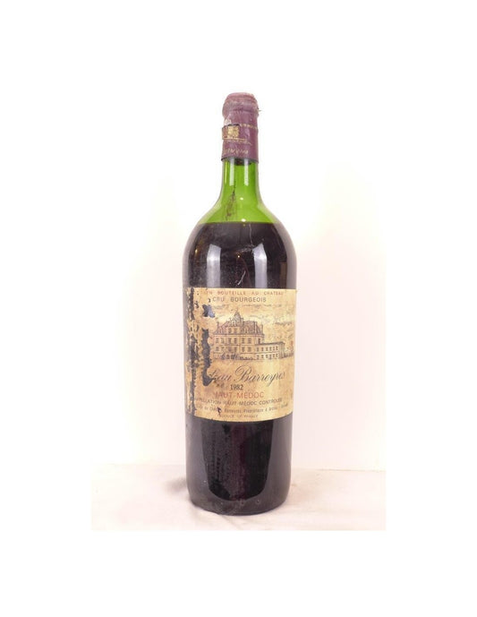 1982 - haut-médoc - château barreyres cru bourgeois (étiquette capsule abîmées) magnum 150 cl - rouge - bordeaux - Just Wines 