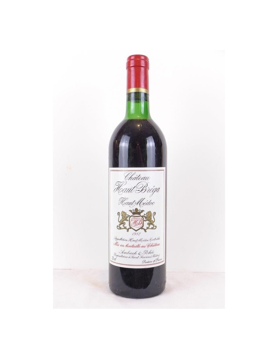 1982 - haut-médoc - château haut-bréga (accro capsule) - rouge - bordeaux - Just Wines 