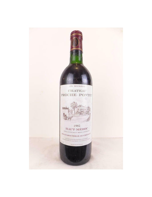 1982 - haut-médoc - château proche-pontet cru bourgeois - rouge - bordeaux - Just Wines 