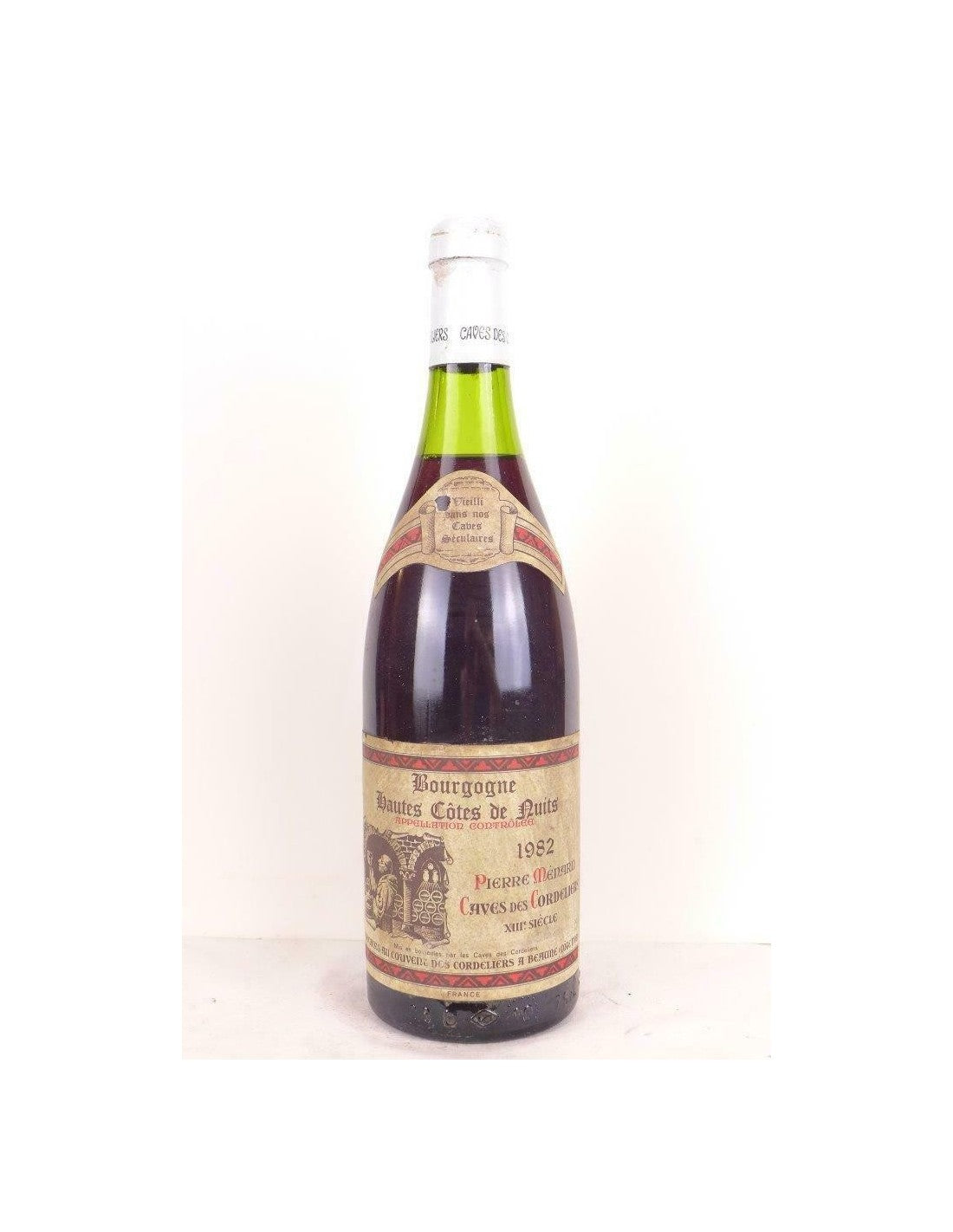 1982 - hautes côtes de nuits - pierre ménard caves des cordeliers - rouge - bourgogne - Just Wines 