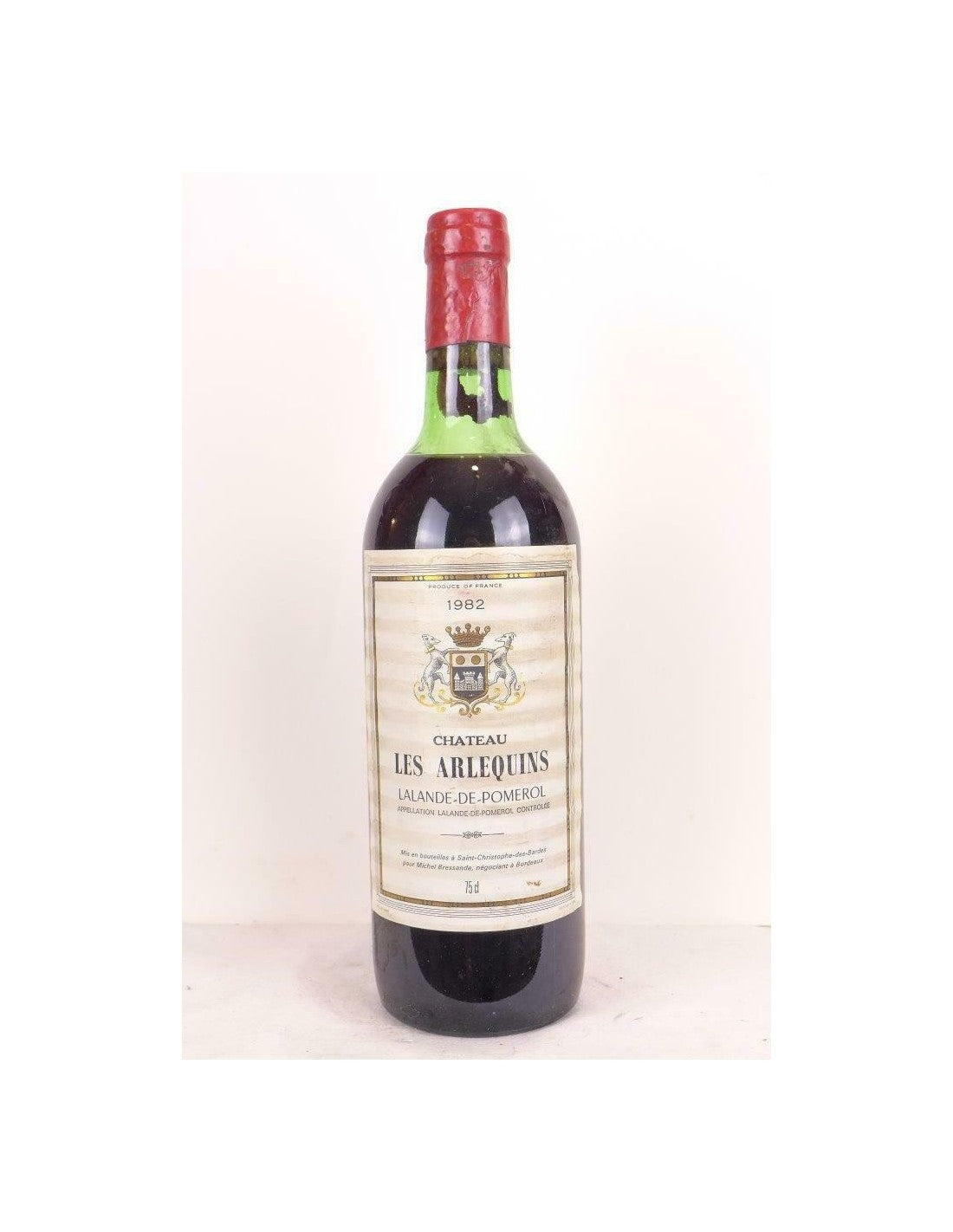 1982 - lalande de pomerol - château les arlequins - rouge - bordeaux - Just Wines 