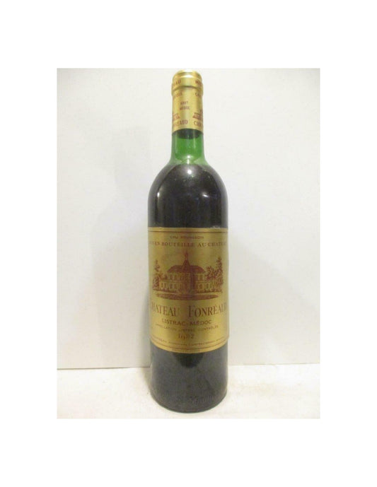 1982 - listrac - château fonréaud cru bourgeois - rouge - bordeaux - Just Wines 