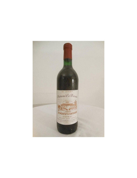 1982 - listrac - château la bécade cru bourgeois - rouge - bordeaux - Just Wines 