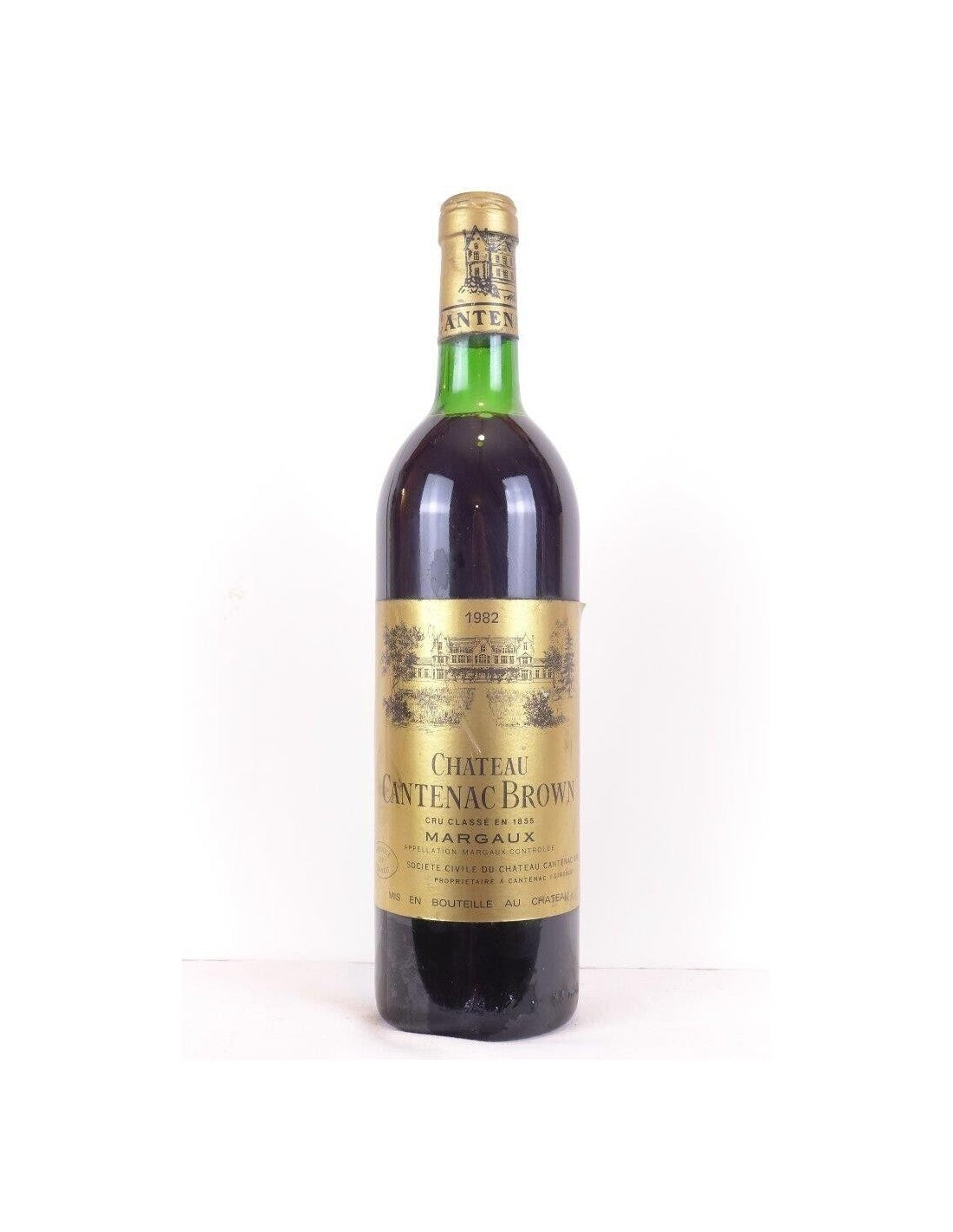 1982 - margaux - château cantenac brown grand cru classé - rouge - bordeaux - Just Wines 