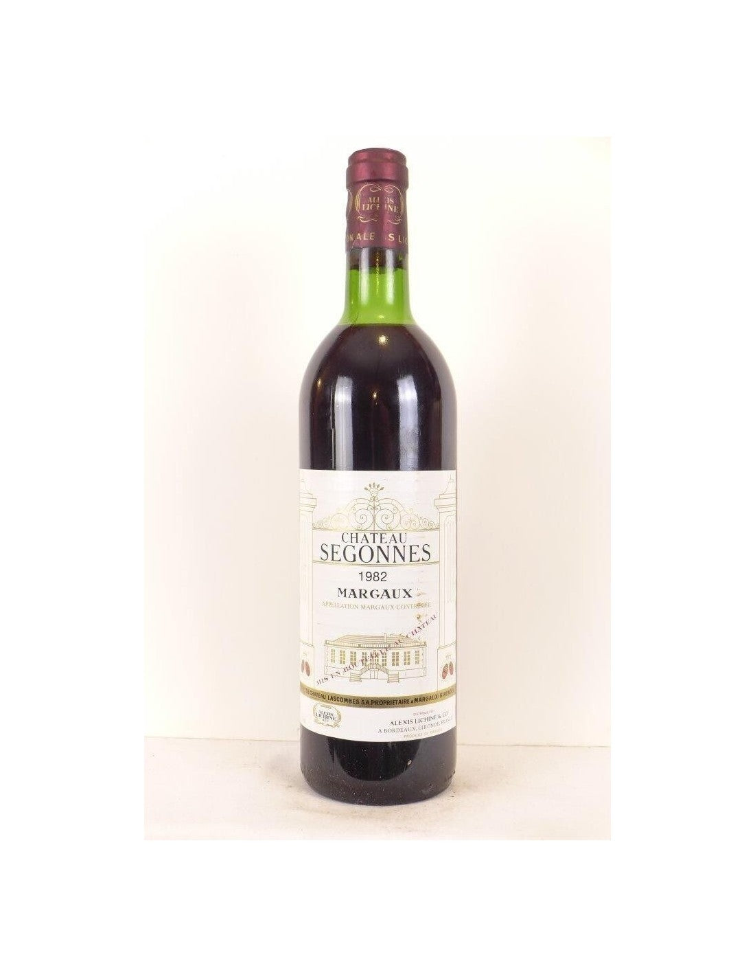 1982 - margaux - château segonnes - rouge - bordeaux - Just Wines 