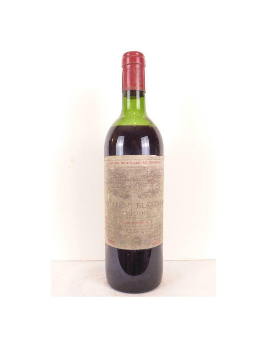 1982 - médoc - château blaignan cru bourgeois (étiquette usée) - rouge - bordeaux - Just Wines 