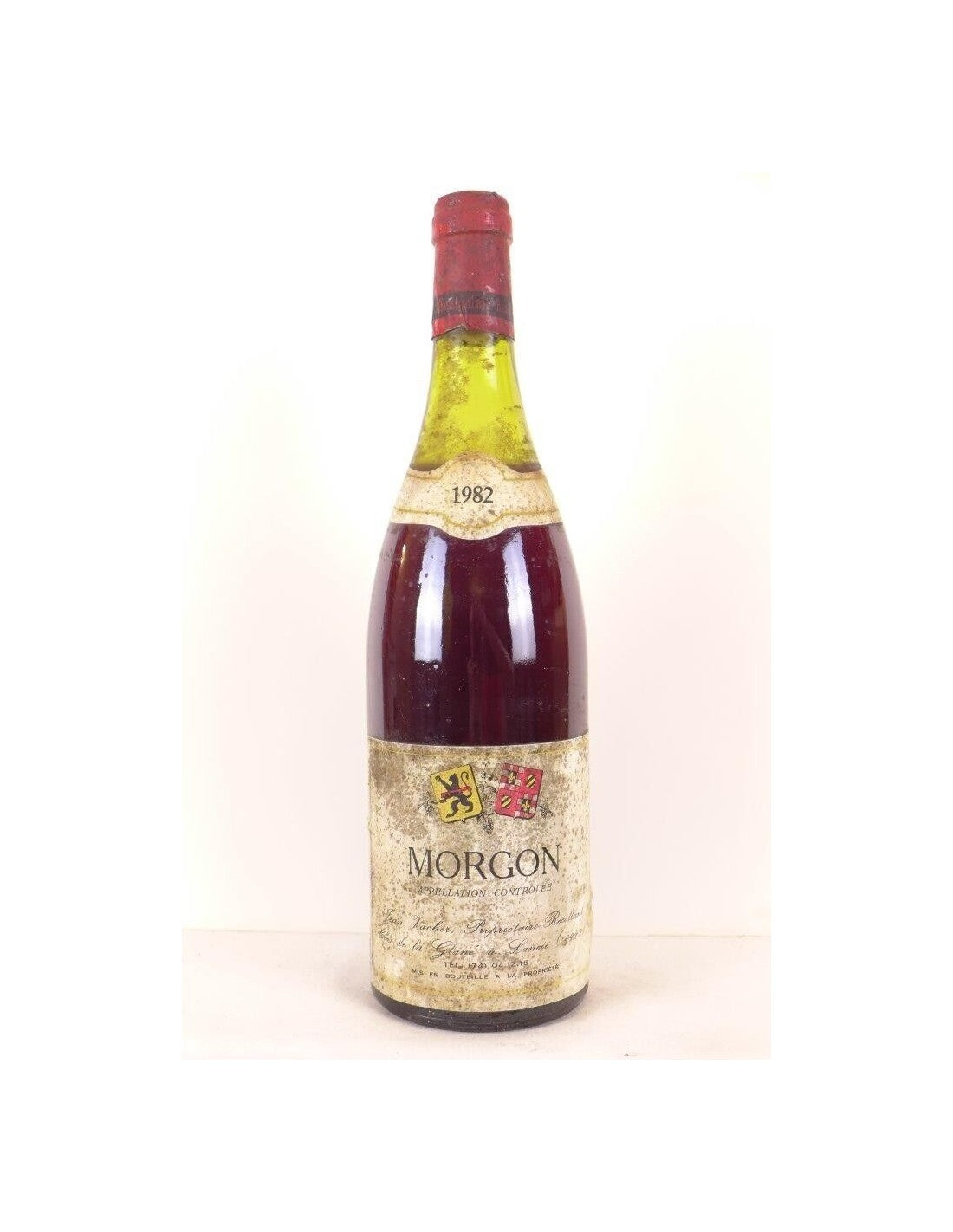 1982 - morgon - jean vacher (étiquette sale) - rouge - beaujolais - Just Wines 