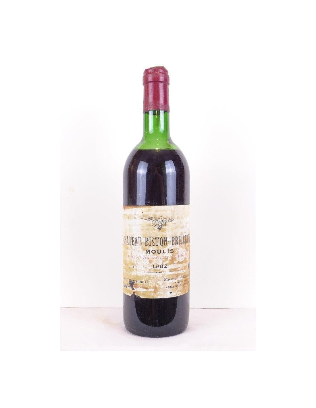 1982 - moulis - château biston-brillette cru bourgeois - rouge - bordeaux - Just Wines 