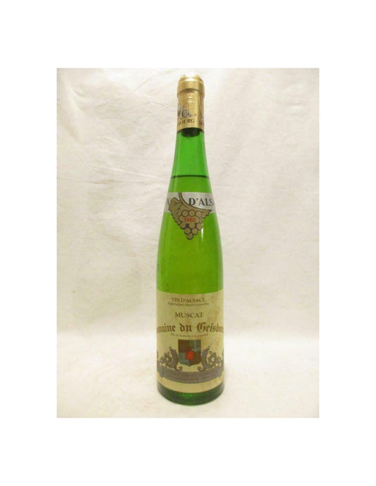 1982 - muscat - domaine du geisbourg - blanc - alsace - Just Wines 