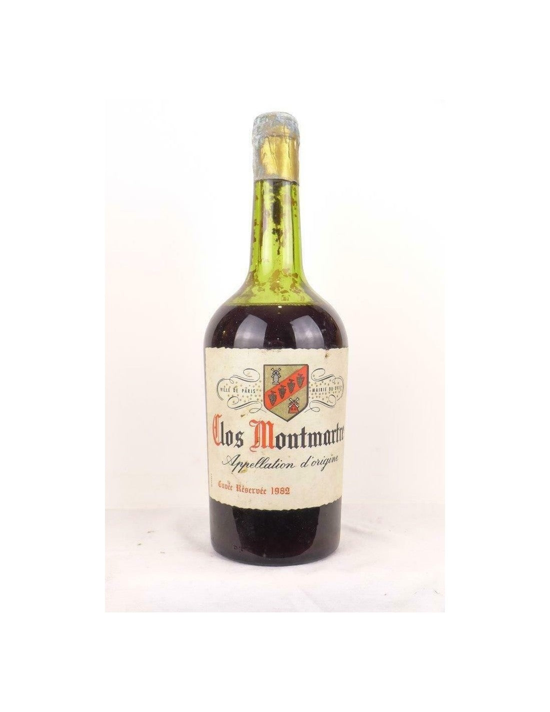 1982 - paris - clos montmartre (capsule abîmée) - rouge - île de France - Just Wines 