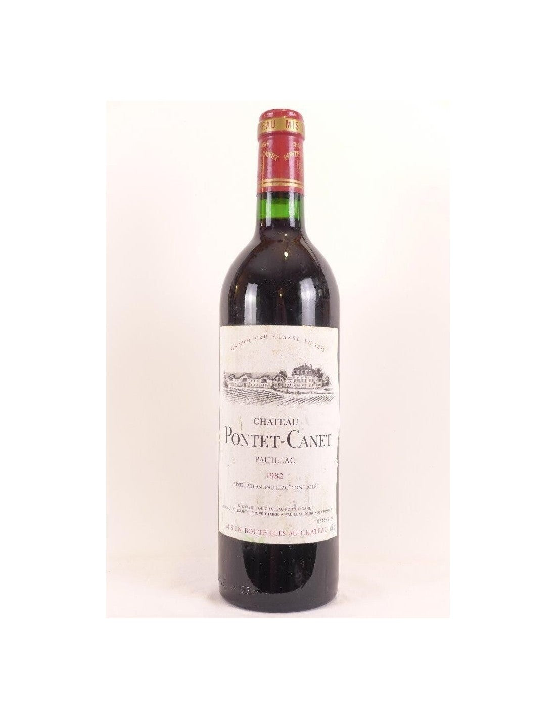 1982 - pauillac - château pontet-canet grand cru classé (b2) - rouge - bordeaux - Just Wines 