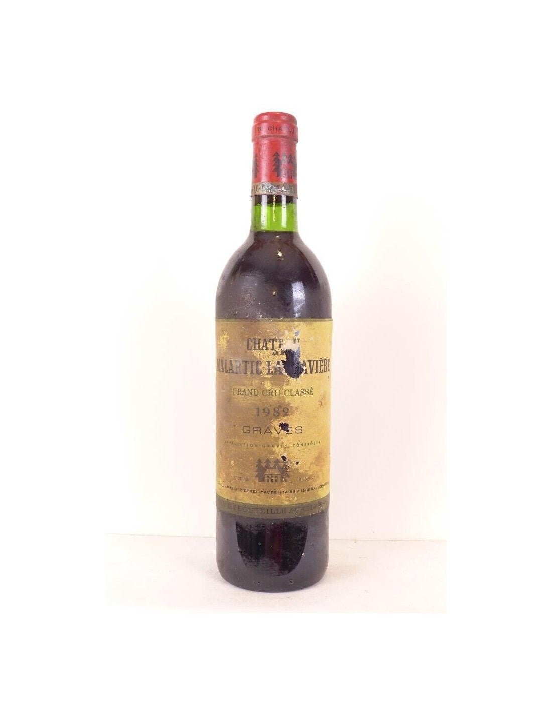 1982 - pessac-léognan - château malartic-lagravière grand cru classé (étiquette abîmée) - rouge - bordeaux - Just Wines 