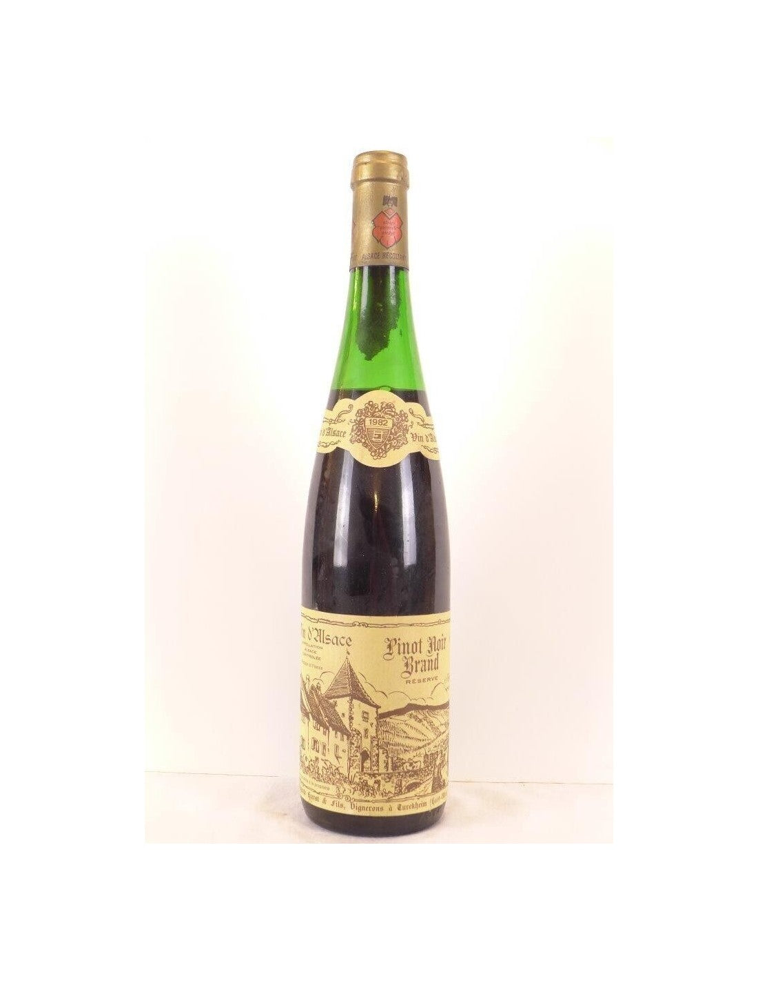 1982 - pinot noir - auguste hurst brand réserve - rouge - alsace - Just Wines 