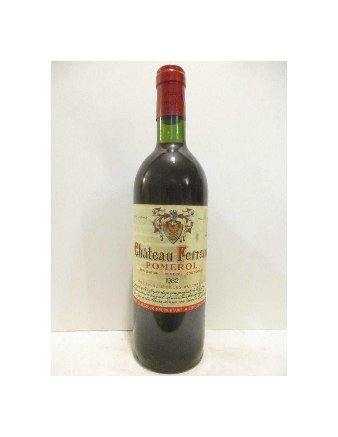 1982 - pomerol - château ferrand - rouge - bordeaux - Just Wines 