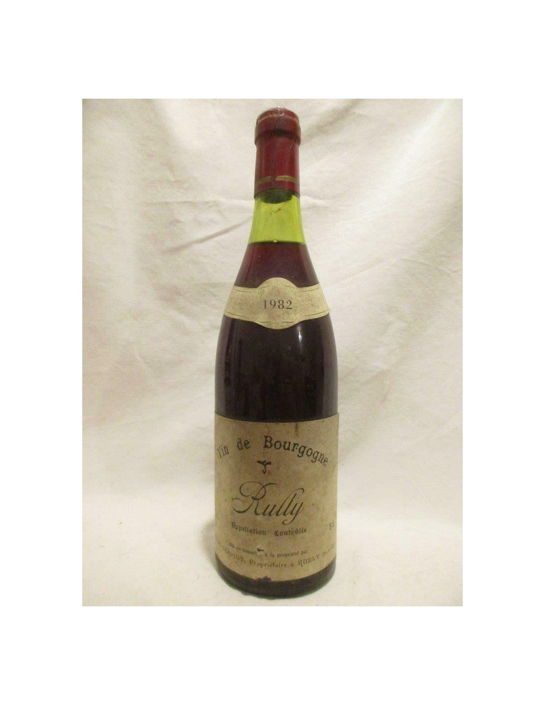 1982 - rully - guyot-verpiot - rouge - bourgogne - Just Wines 