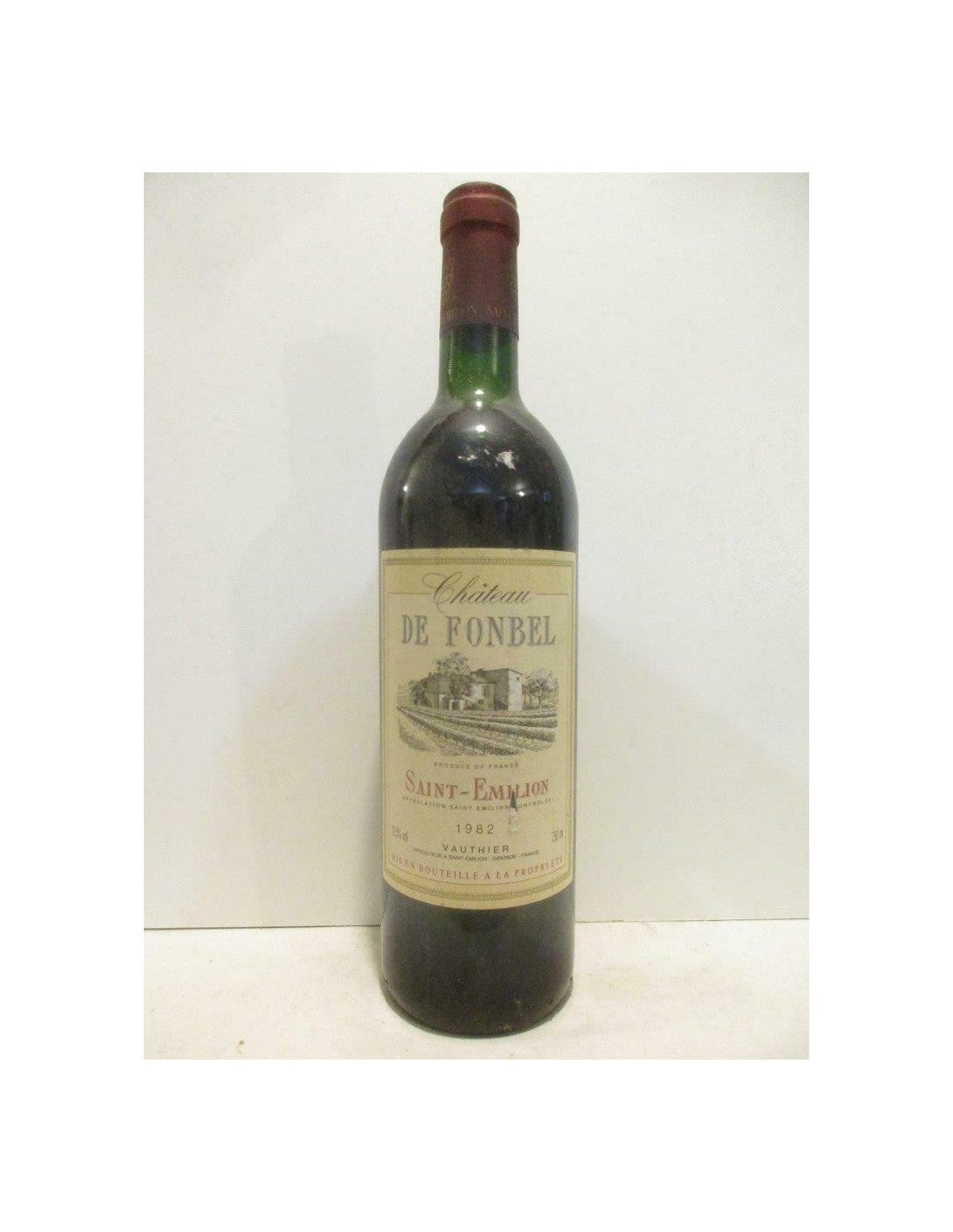 1982 - saint-émilion - château de fonbel - rouge - bordeaux - Just Wines 