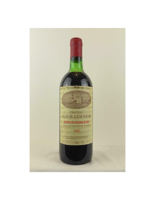 1982 - saint-émilion - château fleur-lescours - rouge - bordeaux - Just Wines 